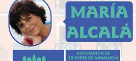 Firma de ejemlares de María Alcalá en la Feria del Libro de Madrid