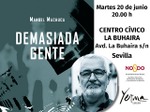 Presentación de "Demasiada gente" de Manuel Machuca