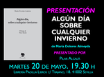 Presentación de "Algún día, sobre cualquier invierno"